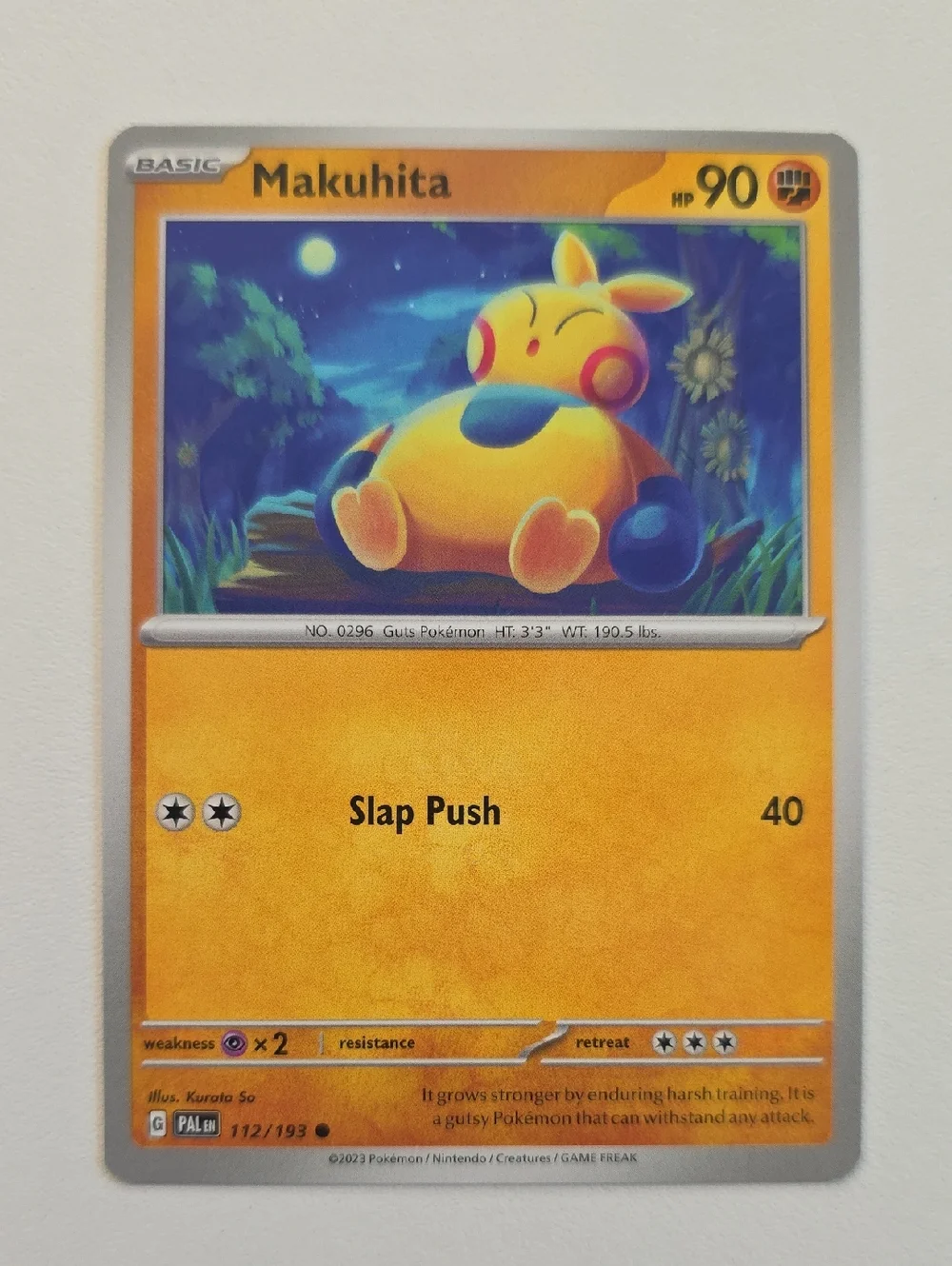 Pokemon Hariyama And Makuhita Card